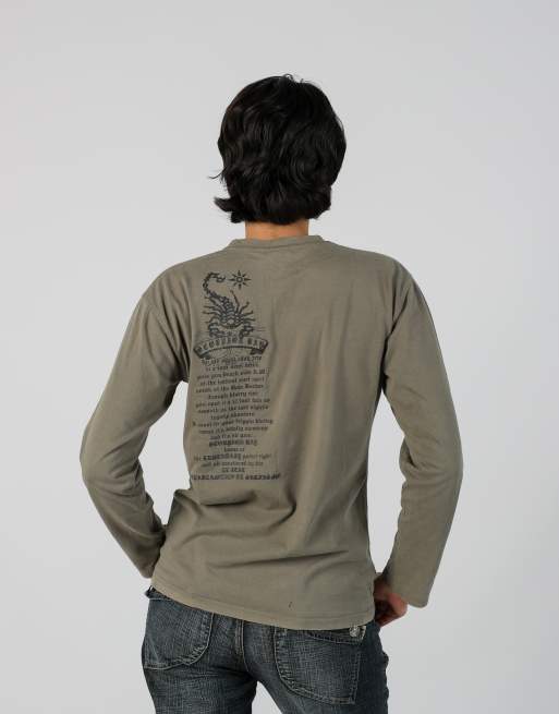 Vintage Scorpion Bay M long sleeve tee in grey, 2 of 4