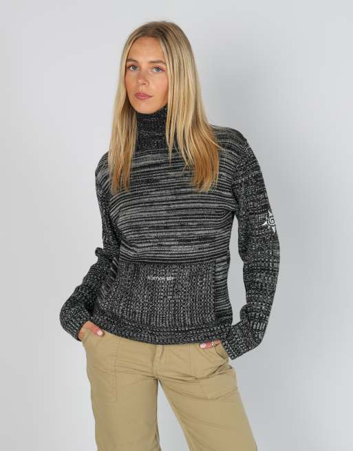Vintage Scorpion Bay S knitted jumper in black