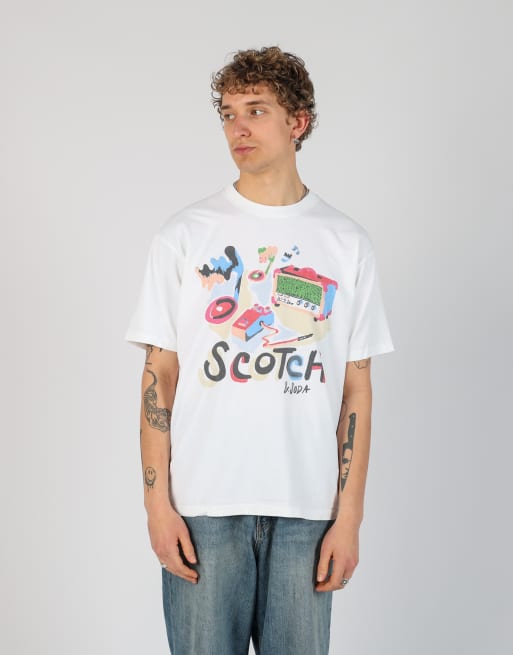 Vintage Scotch&Soda Amsterdam m t-shirt in white