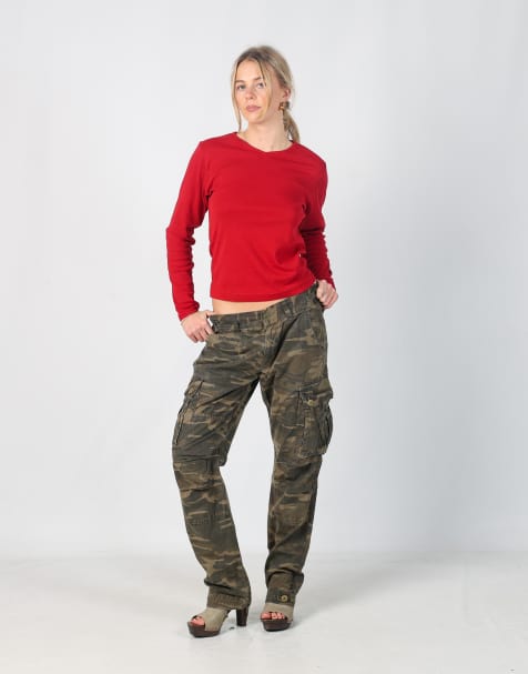 Vintage Scout M cargo pants in dark green - view 1