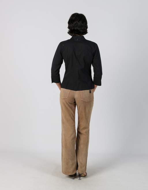 Vintage Seal Kay S cord casual trousers in beige, 3 of 4