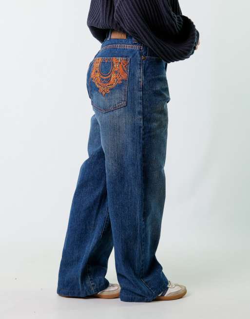 Vintage Sean John 32x30 Denim Hip Hop Baggy Jeans Blue | ASOS