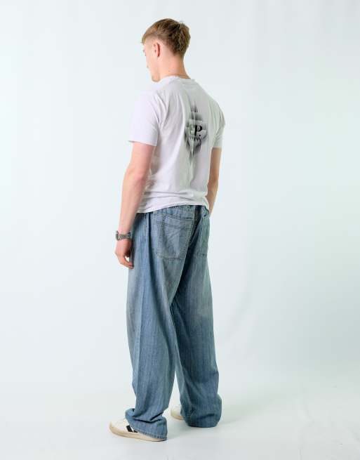 Vintage Sean John 40x32 Denim Hip Hop Baggy Jeans Blue | ASOS