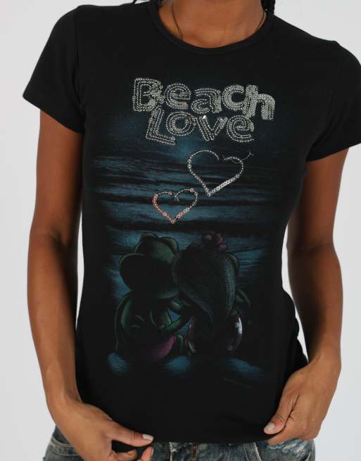 Vintage Señor Frog's S baby tee in black, 4 of 4