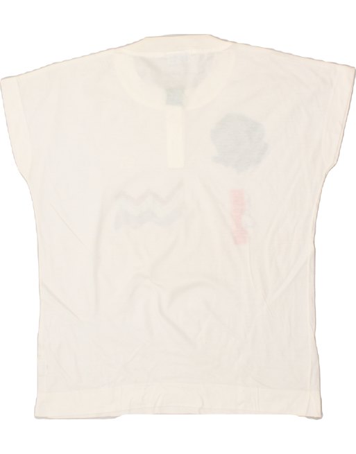 Vintage Sergio Tacchini Size L Graphic T-Shirt Top in White, 4 of 4