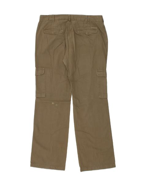 Vintage Sergio Tacchini Size L Straight Cargo Trousers in Brown - view 1