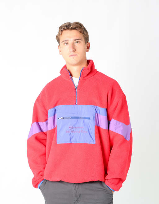 Vintage Sergio Tacchini xl fleece in red