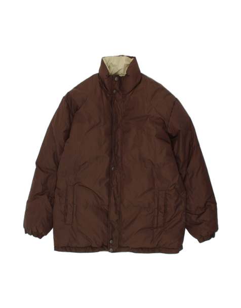 Vintage Sergio Valentino Reversible Padded Jacket UK 44 2XL In Brown - view 1