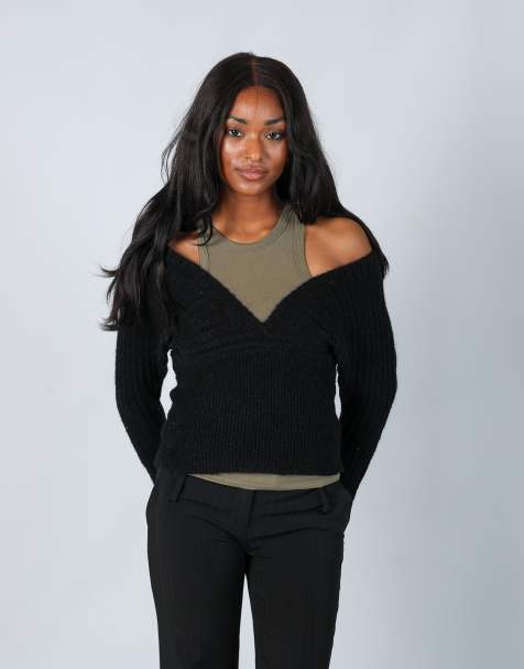 Vintage Sesibon S knitted jumper in black - view 1