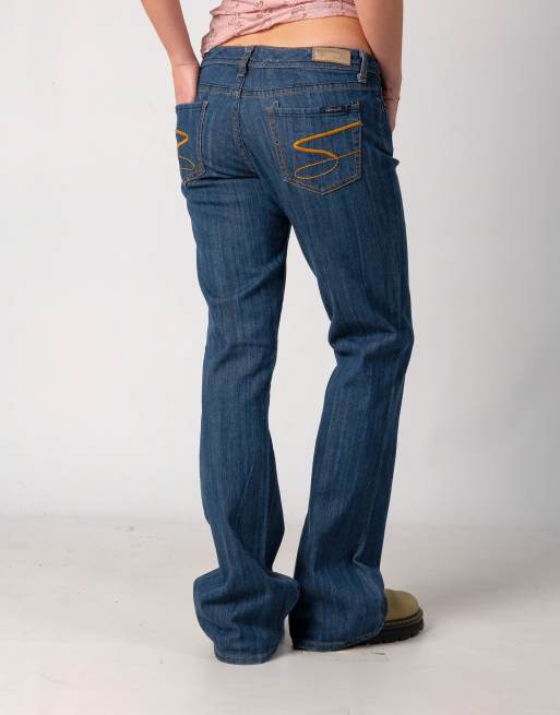 Vintage Seven7, Flared 30x34 Denim Jeans Blue
