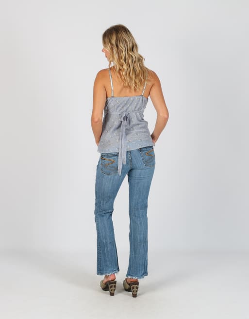 Vintage Seven7 M bootcut jeans in blue, 3 of 4
