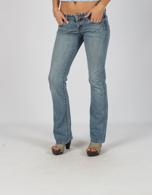 Vintage Seven7 XS straight jeans in light blue, 2 of 4