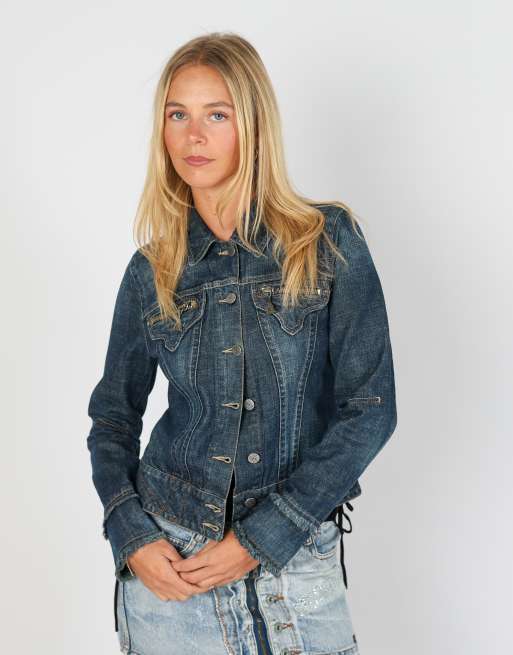 Vintage sevensix S denim jacket in blue