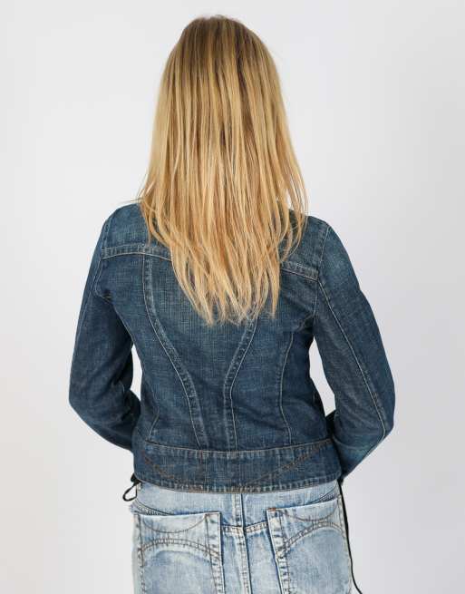 Vintage sevensix S denim jacket in blue, 2 of 4