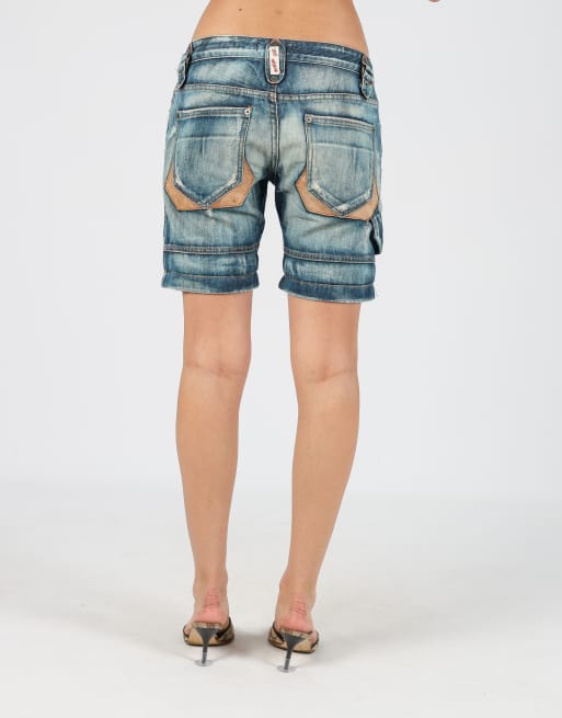 Vintage Sexy Woman S denim shorts in light blue, 4 of 4