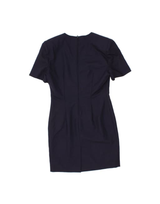 Vintage Sheath Dress It 44 Medium In Blue, 2 of 4