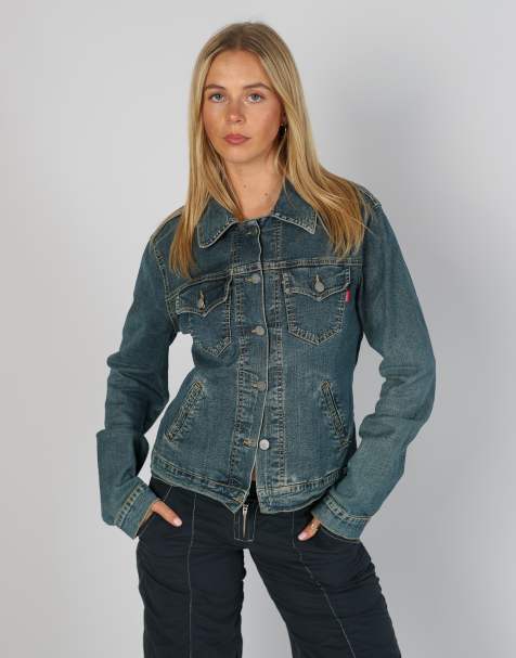 Vintage Sheryl M denim jacket in blue - view 1