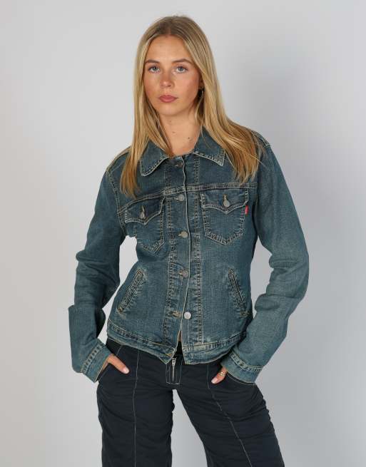 Vintage Sheryl M denim jacket in blue