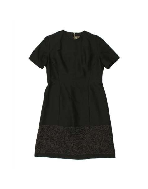 Vintage Shift Dress It 42 Medium In Black - view 1
