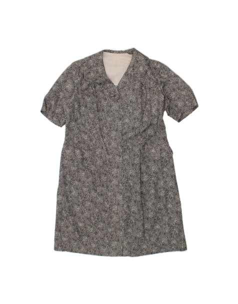 Vintage Shift Dress UK 16 Large In Black - view 1
