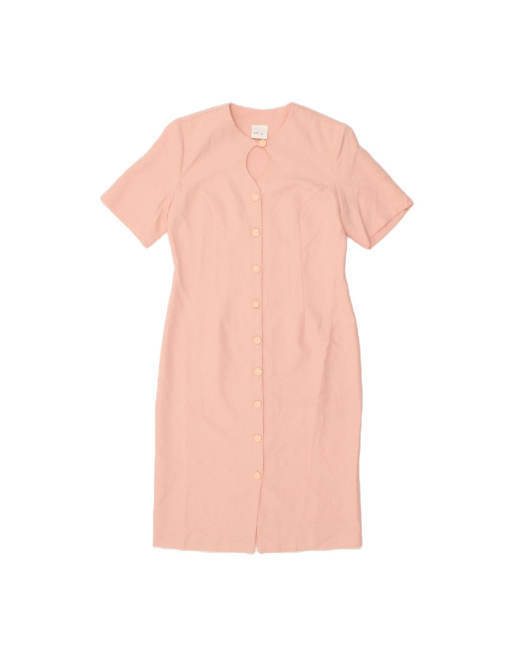 Vintage Shirt Dress EU 38 Medium In Pink