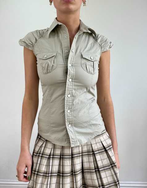 Vintage shirt in beige - view 1
