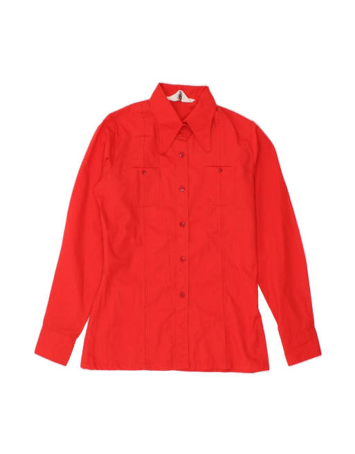 Vintage Shirt It 42 Medium In Red