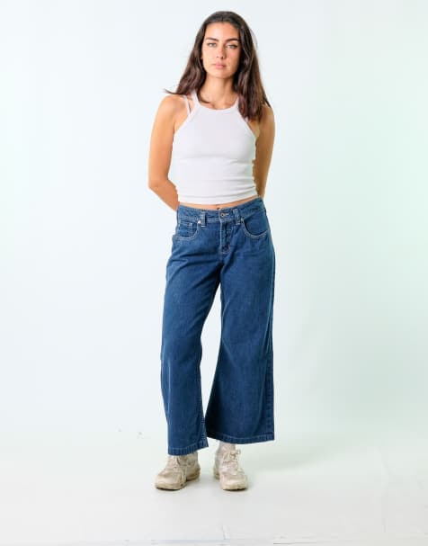 Vintage Silver Jeans - Big Bells 28x32 Denim Jeans Blue - view 1