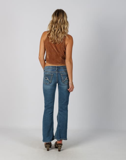 Vintage Silver M bootcut jeans in blue, 3 of 4