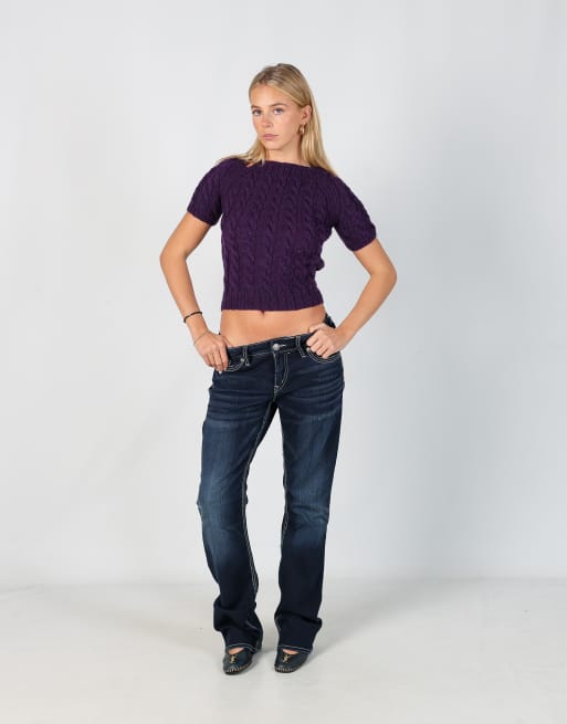 Vintage Silver M straight jeans in blue