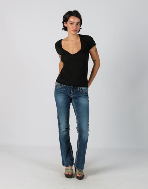 Vintage Silver S bootcut jeans in blue, 1 of 4