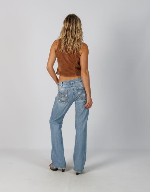Vintage Silver S bootcut jeans in blue, 3 of 4