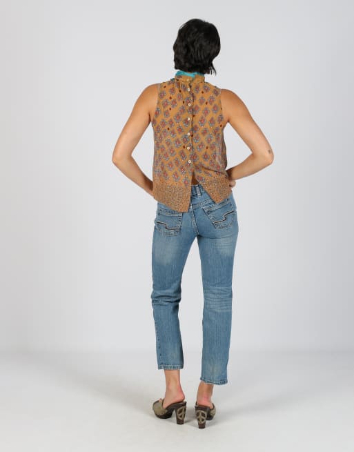 Vintage Silver S straight jeans in blue, 3 of 4