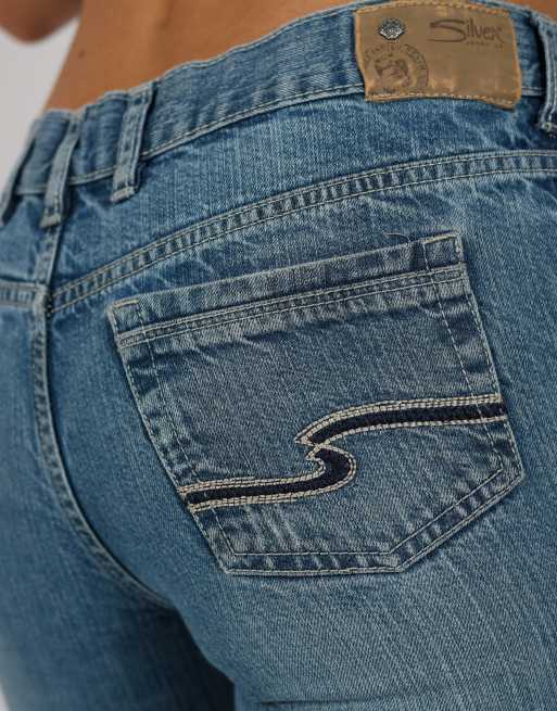 Vintage Silver S straight jeans in blue, 4 of 4
