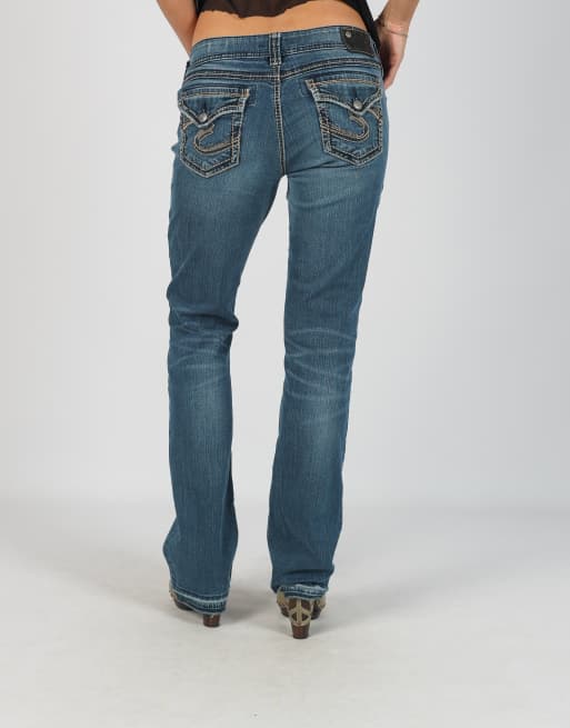 Vintage Silver S straight jeans in blue, 4 of 4