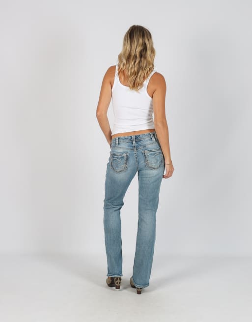 Vintage Silver S straight jeans in light blue, 3 of 4