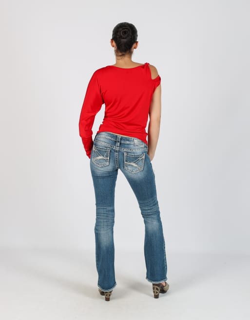 Vintage Silver XS bootcut jeans in blue, 3 of 4