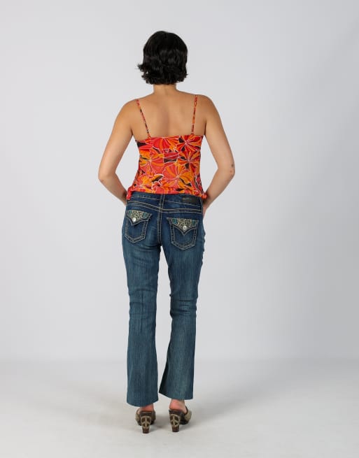 Vintage Silver XS bootcut jeans in blue, 3 of 4