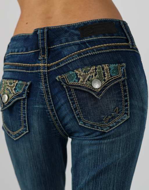 Vintage Silver XS bootcut jeans in blue, 4 of 4