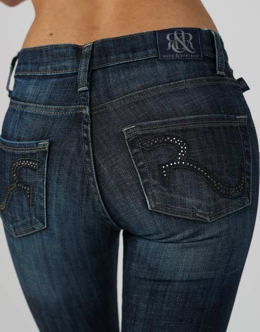 Vintage Silver XS bootcut jeans in blue, 4 of 4