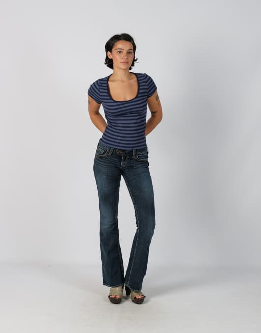 Vintage Silver XS bootcut jeans in blue, 1 of 4