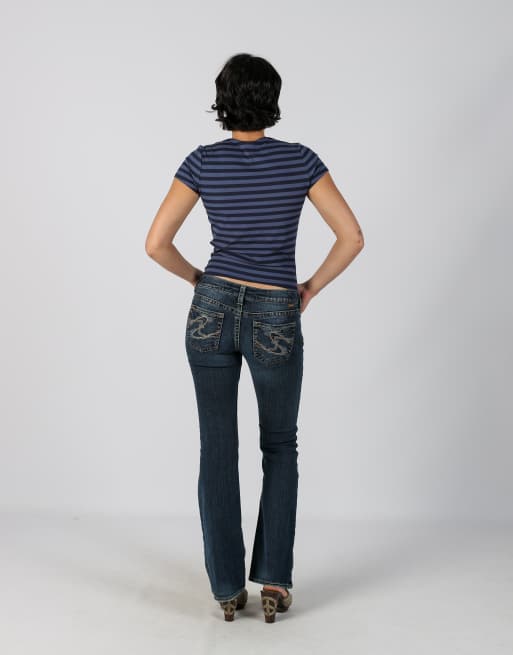Vintage Silver XS bootcut jeans in blue, 3 of 4