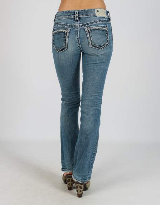 Vintage Silver XS straight jeans in blue, 4 of 4