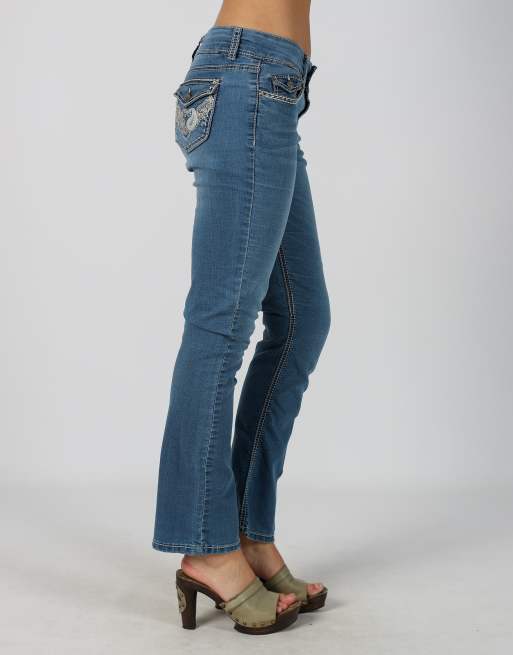 Vintage Silver XS straight jeans in blue, 2 of 4