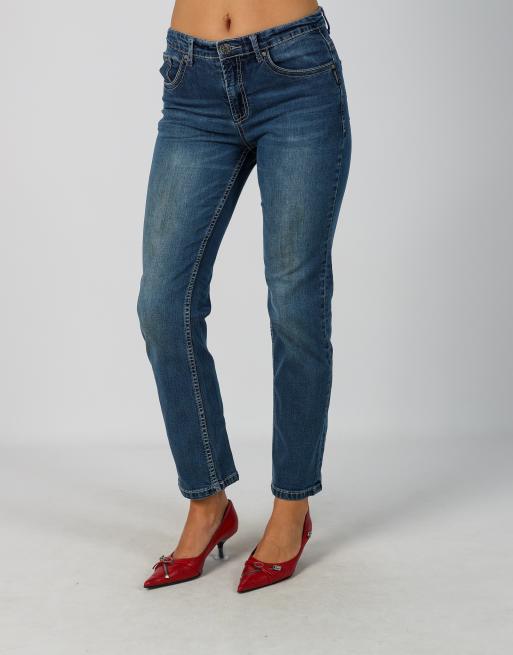 Vintage Silver XS straight jeans in blue, 2 of 4