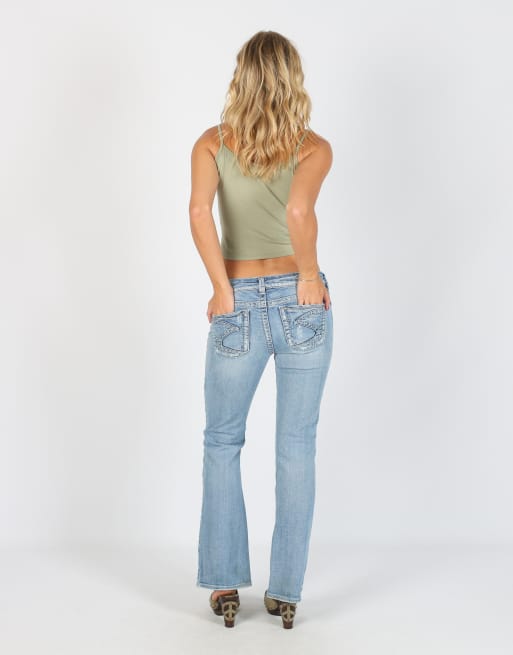 Vintage Silver XS straight jeans in light blue, 3 of 4