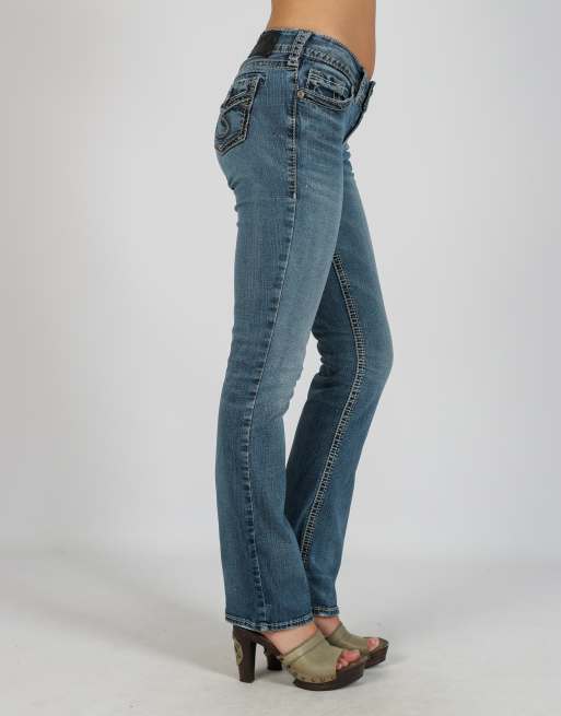 Vintage Silver XXS straight jeans in blue, 2 of 4