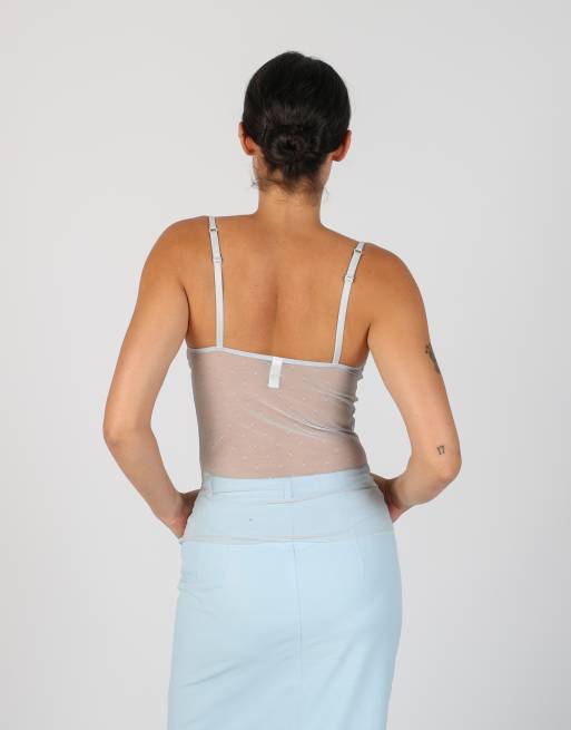 Vintage Sisi S cami in light blue, 2 of 4
