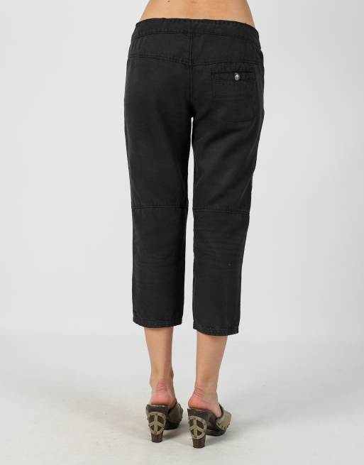 Vintage Sisley M capri trouser in black, 4 of 4
