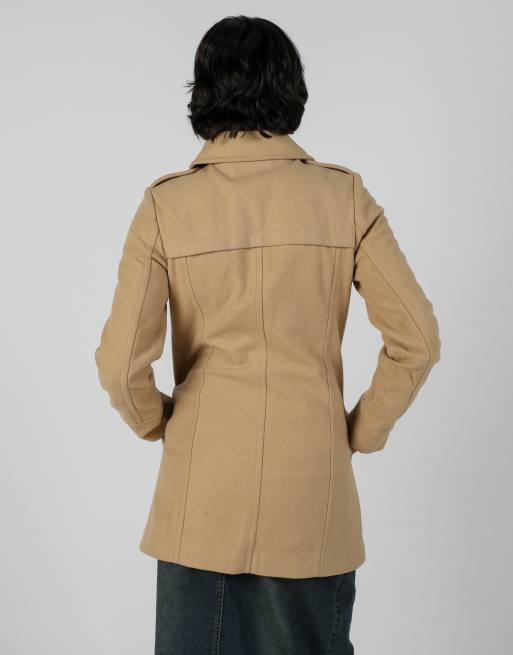 Vintage Sisley S trench coat in tan, 2 of 4